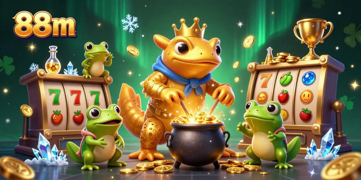 Win big with 88 m at the stunning slot games featuring magical gold transforming characters.