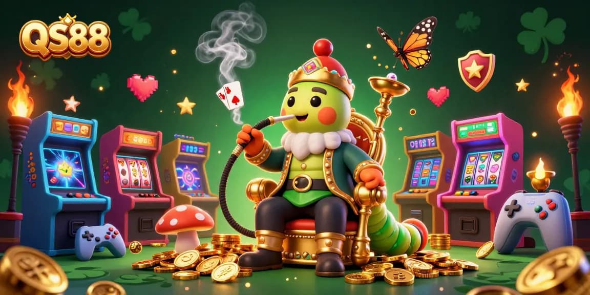 Engage with the thrilling QS88 casino experience featuring vibrant gaming action and iconic symbols.