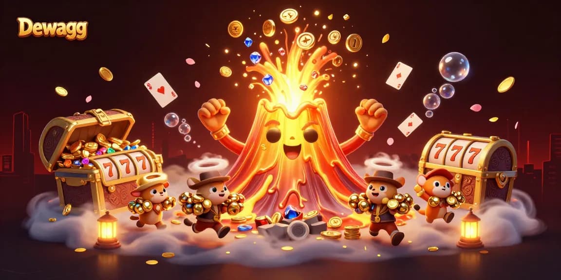 Dewagg offers thrilling casino experiences with rich treasure scenes and dynamic game elements.