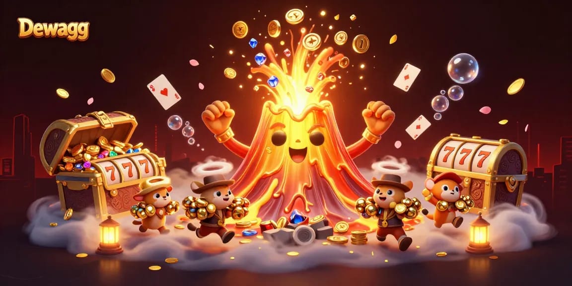 Dewagg offers thrilling casino experiences with rich treasure scenes and dynamic game elements.