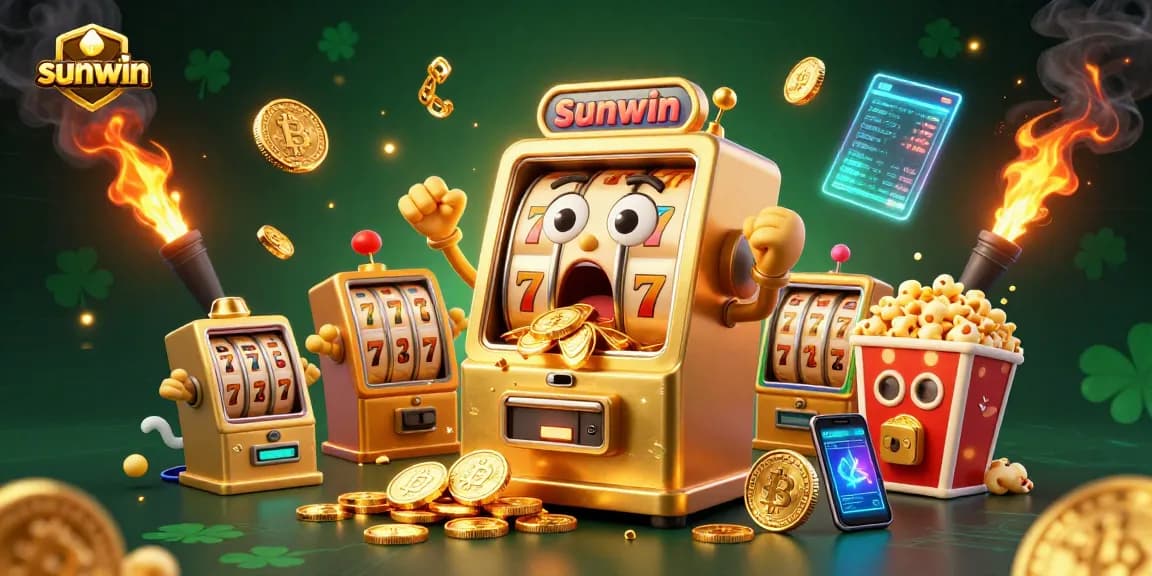Win with sunwin while the golden slot machine surprises everyone with coins!