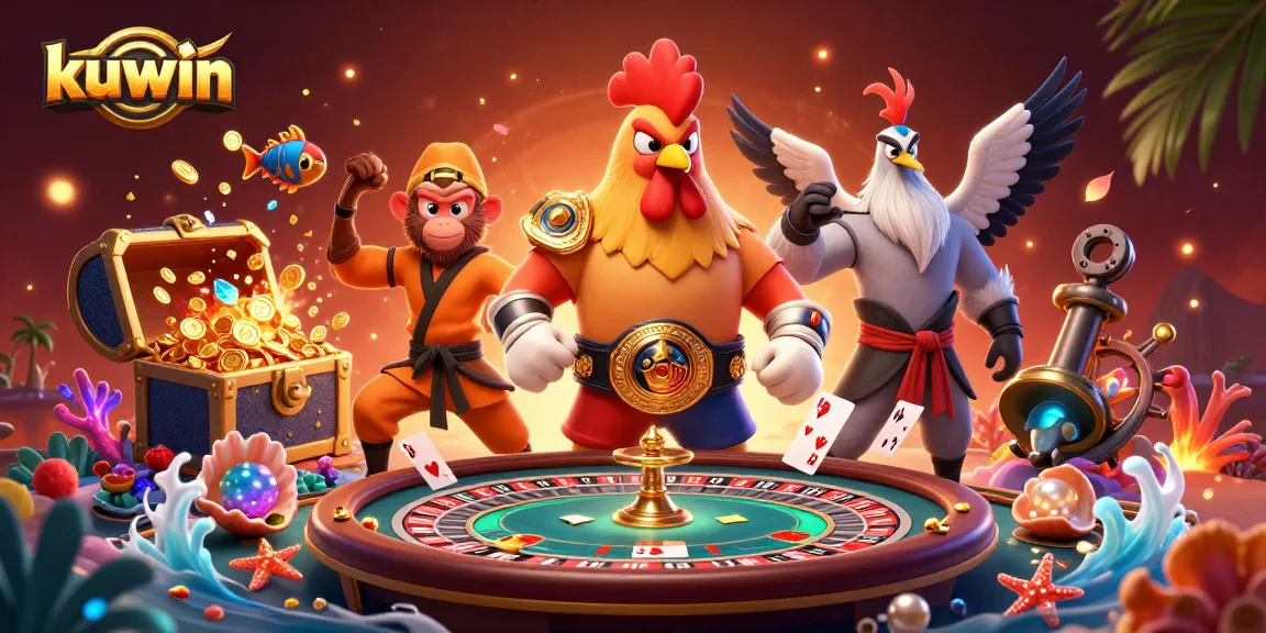 Experience thrilling gameplay in kuwin's vibrant casino scene with dynamic characters and rich details.