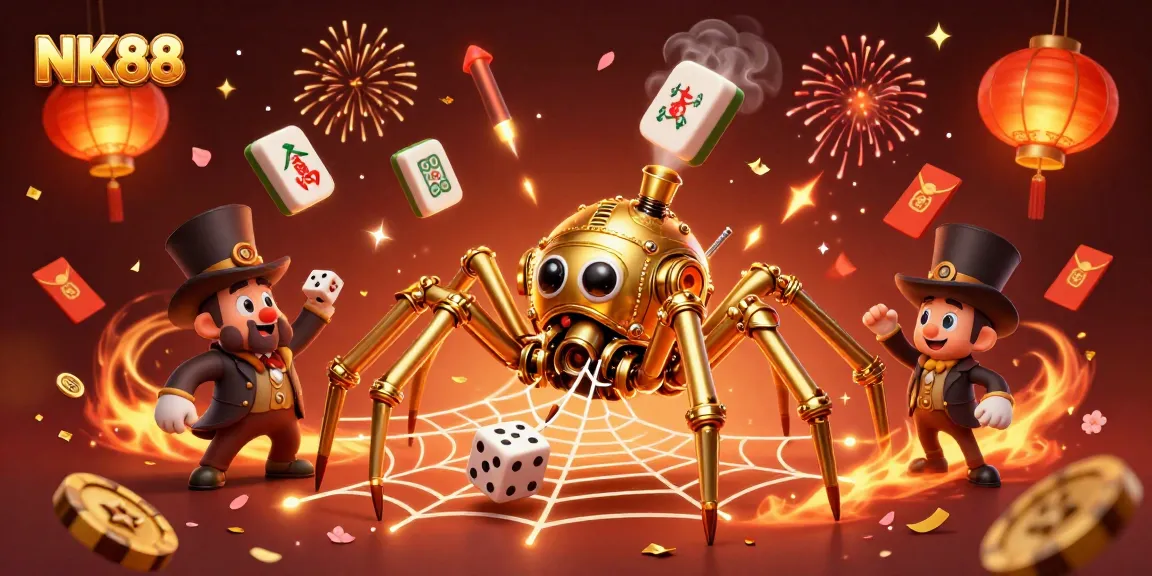 Experience thrilling gameplay with NK88 in this dynamic and vibrant casino scene.