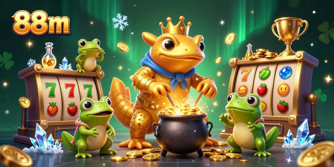 Win big with 88 m at the stunning slot games featuring magical gold transforming characters.