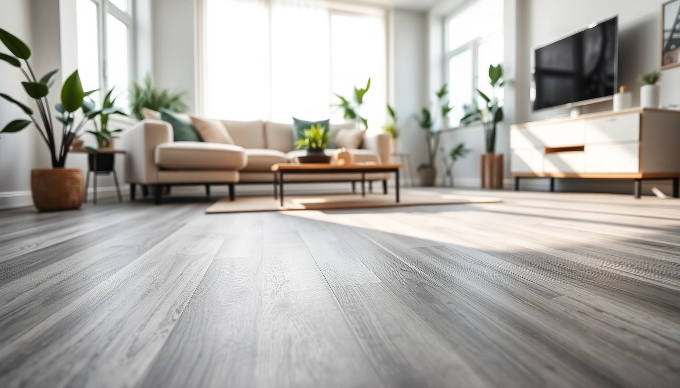 Transform your space with flooring lvp in a modern living room, highlighting elegant design.
