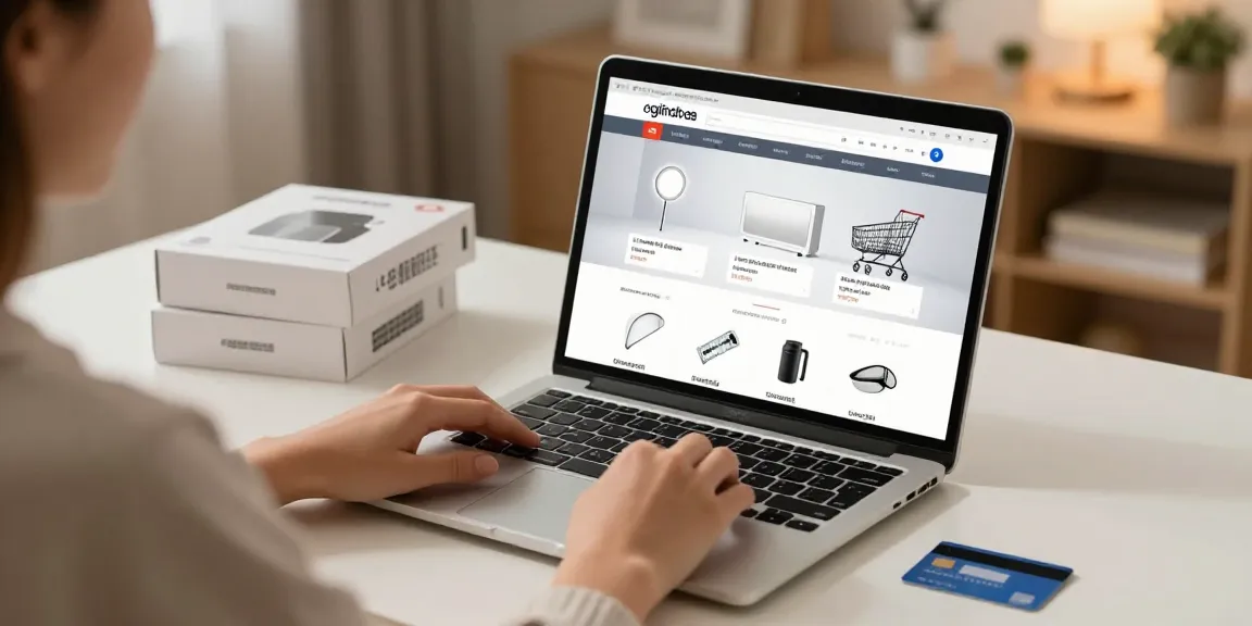 An exquisite oglinda baie displayed during an online shopping experience showcasing best deals on LED products on an e-commerce platform.