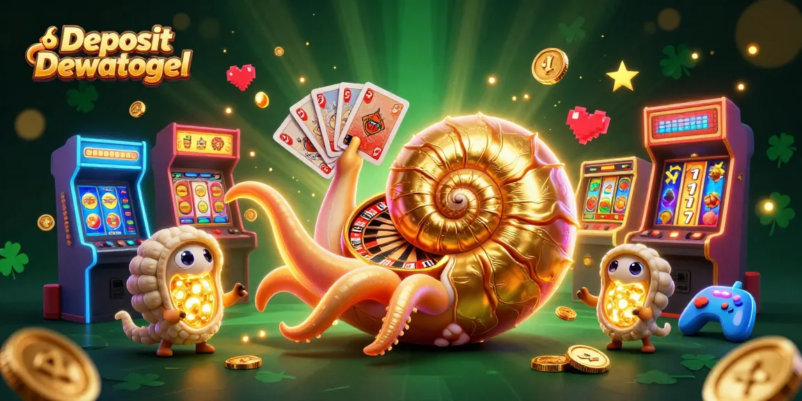 Engage in exciting online gameplay with Deposit Dewatogel showcasing vibrant casino elements.