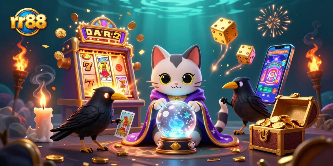 Engage in thrilling gameplay with rr88’s vibrant casino world of fortune teller and mystical elements.