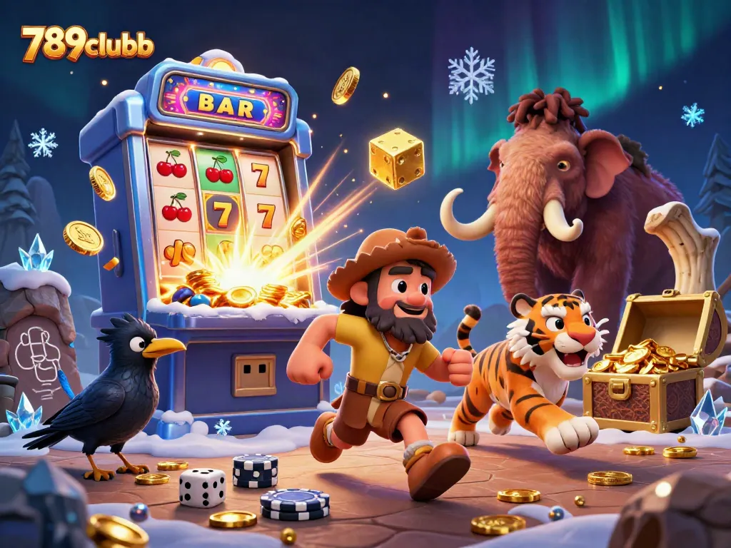 Experience the excitement of 789clubb's prehistoric casino with jackpot fun and treasure!