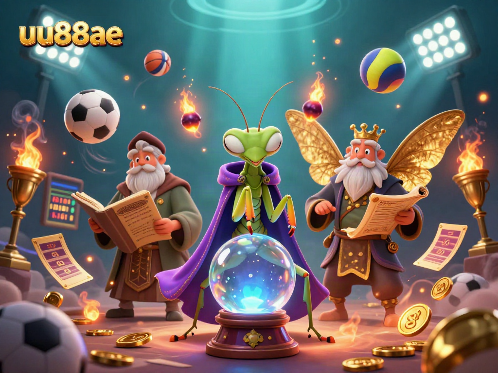 Experience thrilling gaming with uu88ae's vibrant casino illustration featuring mystical characters.