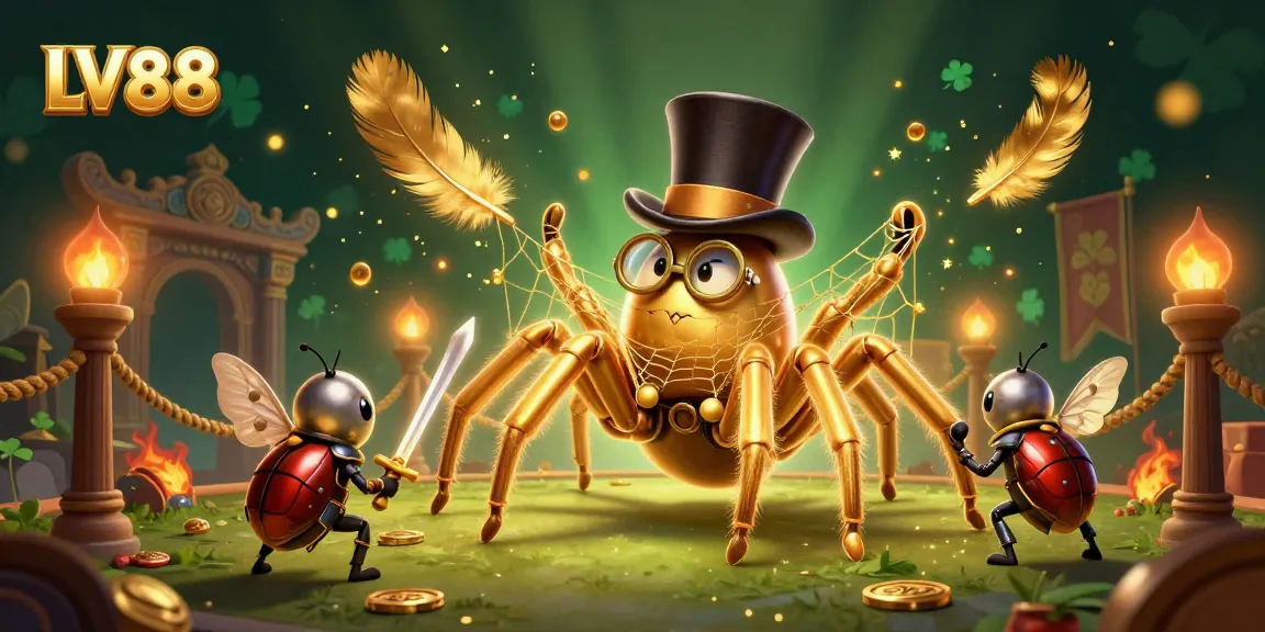 Win big with LV88 at a vibrant Asian online casino, featuring heroic characters on a captivating battlefield.