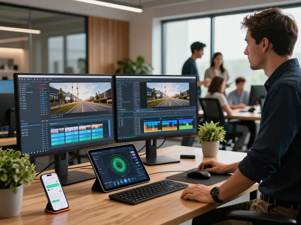 Dynamic video production workspace featuring tools for kling 2.19 video creation.