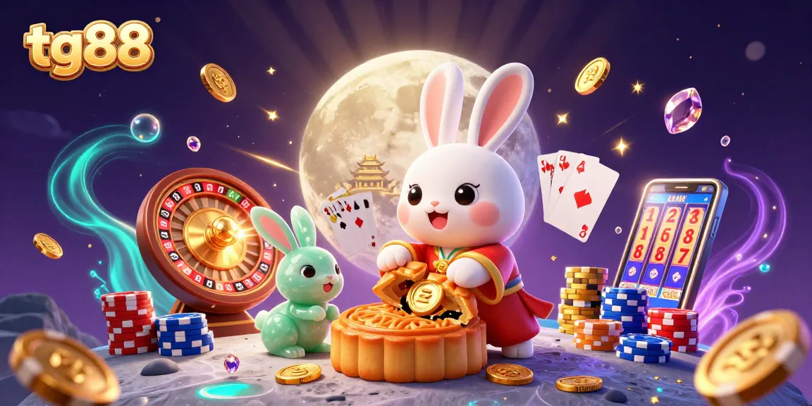 Experience thrilling gameplay at tg88 with dynamic casino elements and enchanting visuals in a vibrant moonlit setting.