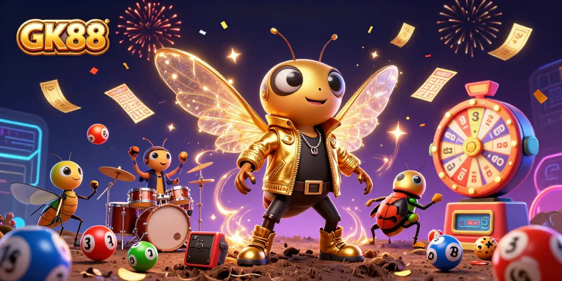 Experience exciting gameplay at GK88 with vibrant lottery elements and engaging characters.